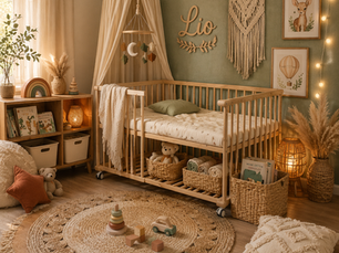 Das ultimative 6-in-1 Babybett für nachhaltigen Komfort und kreative Entfaltung