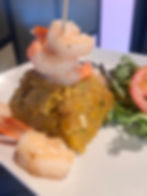 Mofongo with Shrimp