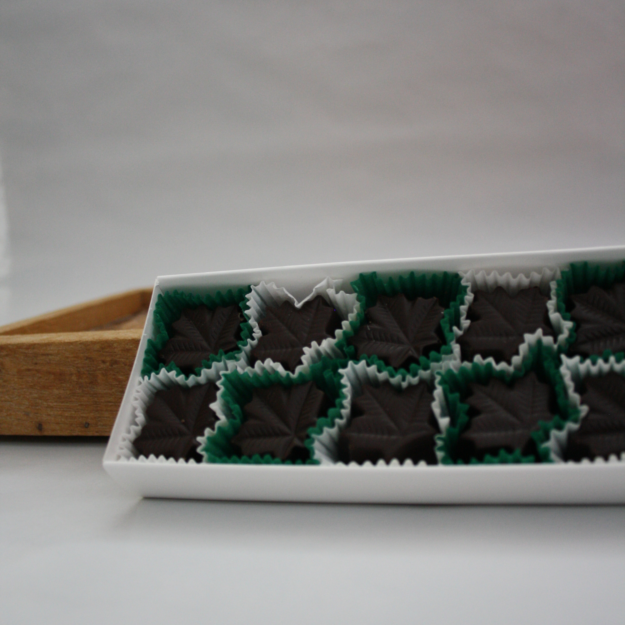 Bouchées de chocolat au beurre d'érable