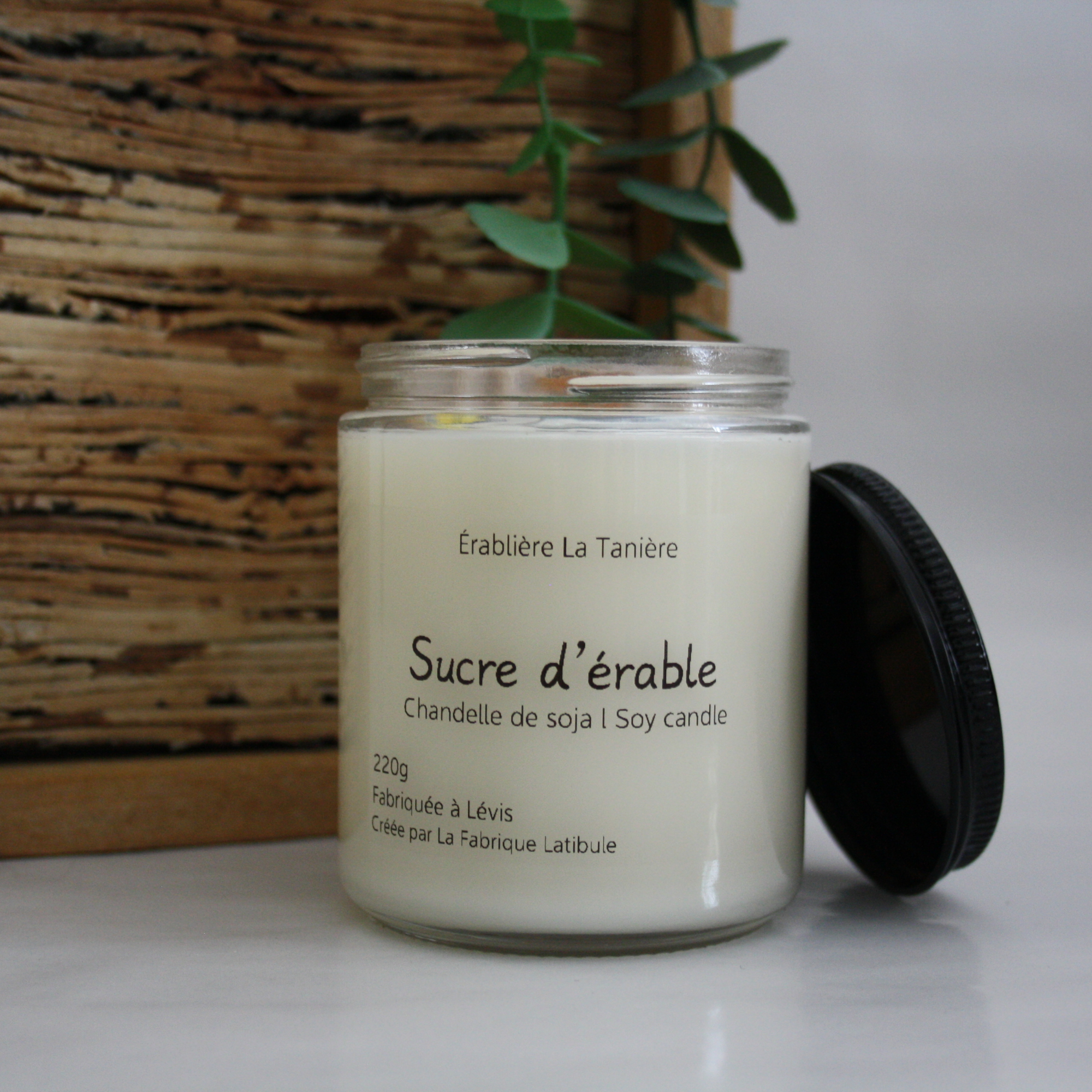 Chandelle Sucre d'érable