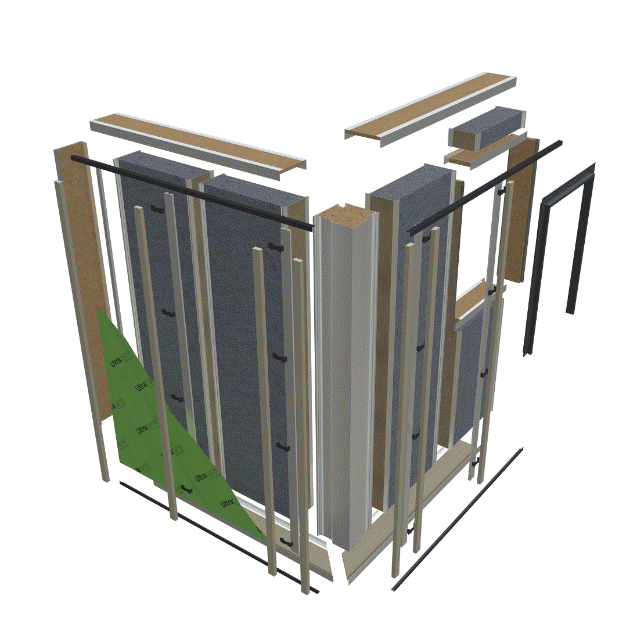 Hup walls construction