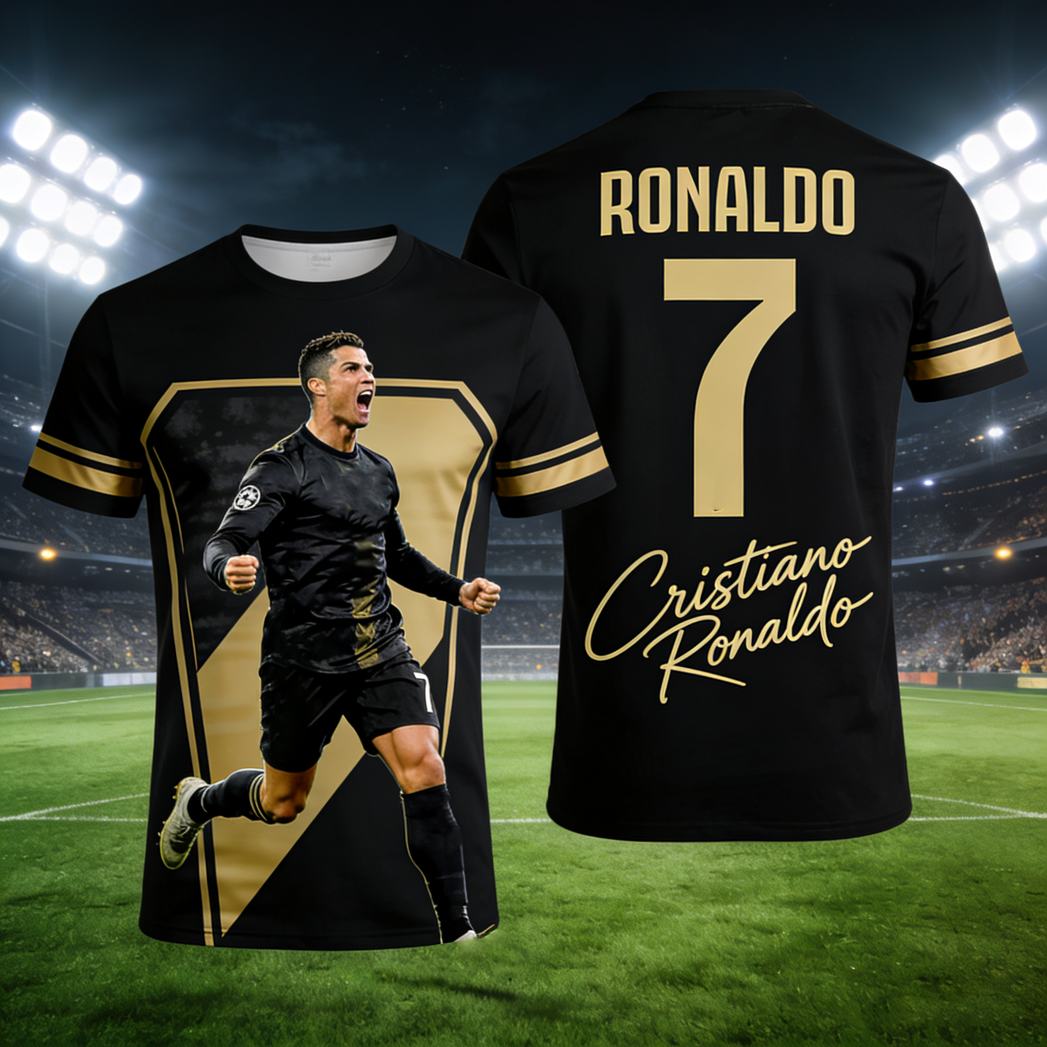 Camisa Ronaldo #7 2026 – Modelo Fan Edition, Respirável e Confortável