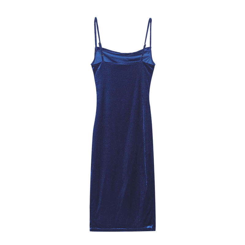 Miniatura: Vestido Longo Feminino Sem Mangas com Fenda – Elegante e Sexy