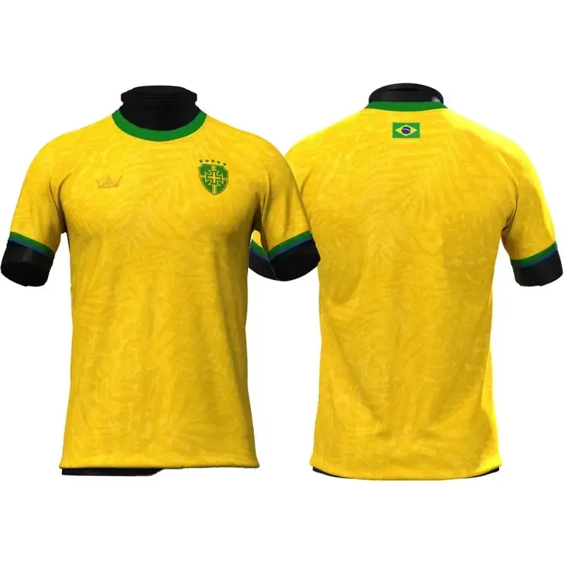 T-Shirt de Treino Brasil 2025 – Edição Limitada de Secagem Rápida