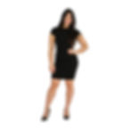 Black Bamboo Sheath Dress