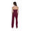 Thumbnail: Burgundy Bamboo high waisted wide leg pants, strapless tube top; Muse By LauraLye Clothing