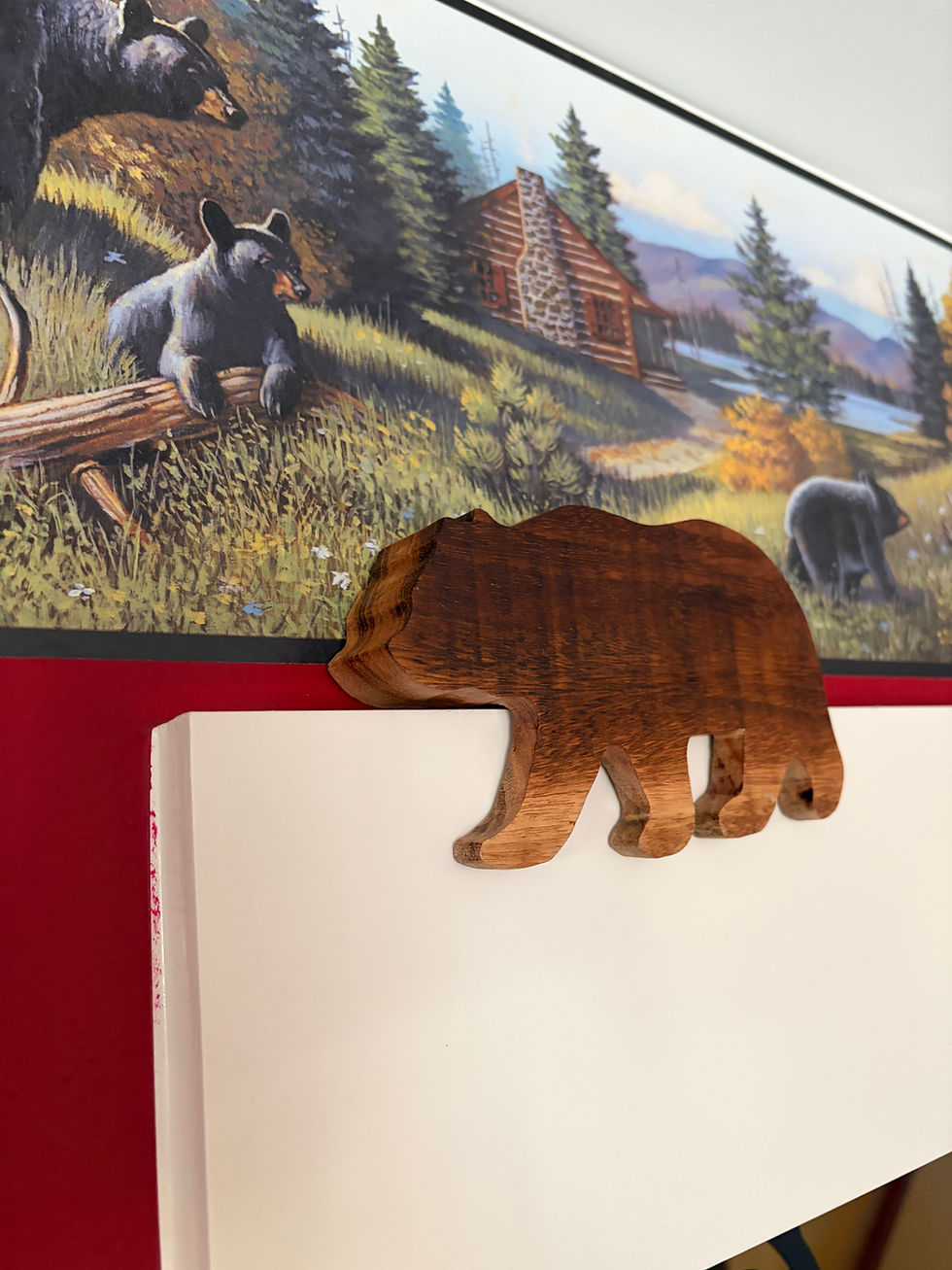 Thumbnail: Hand Carved Wooden Bear