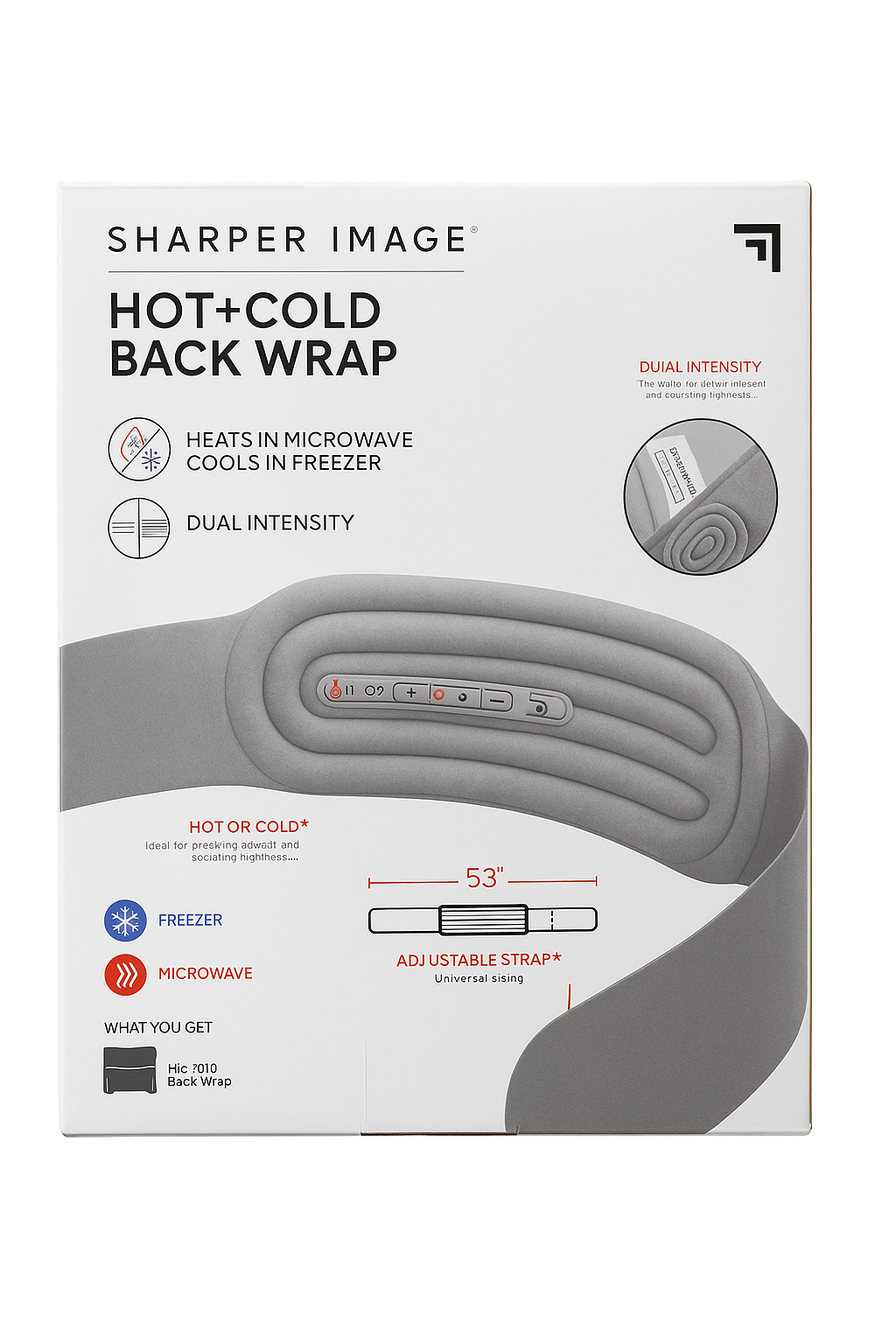 Sharper Image Hot + Cold Back Wrap