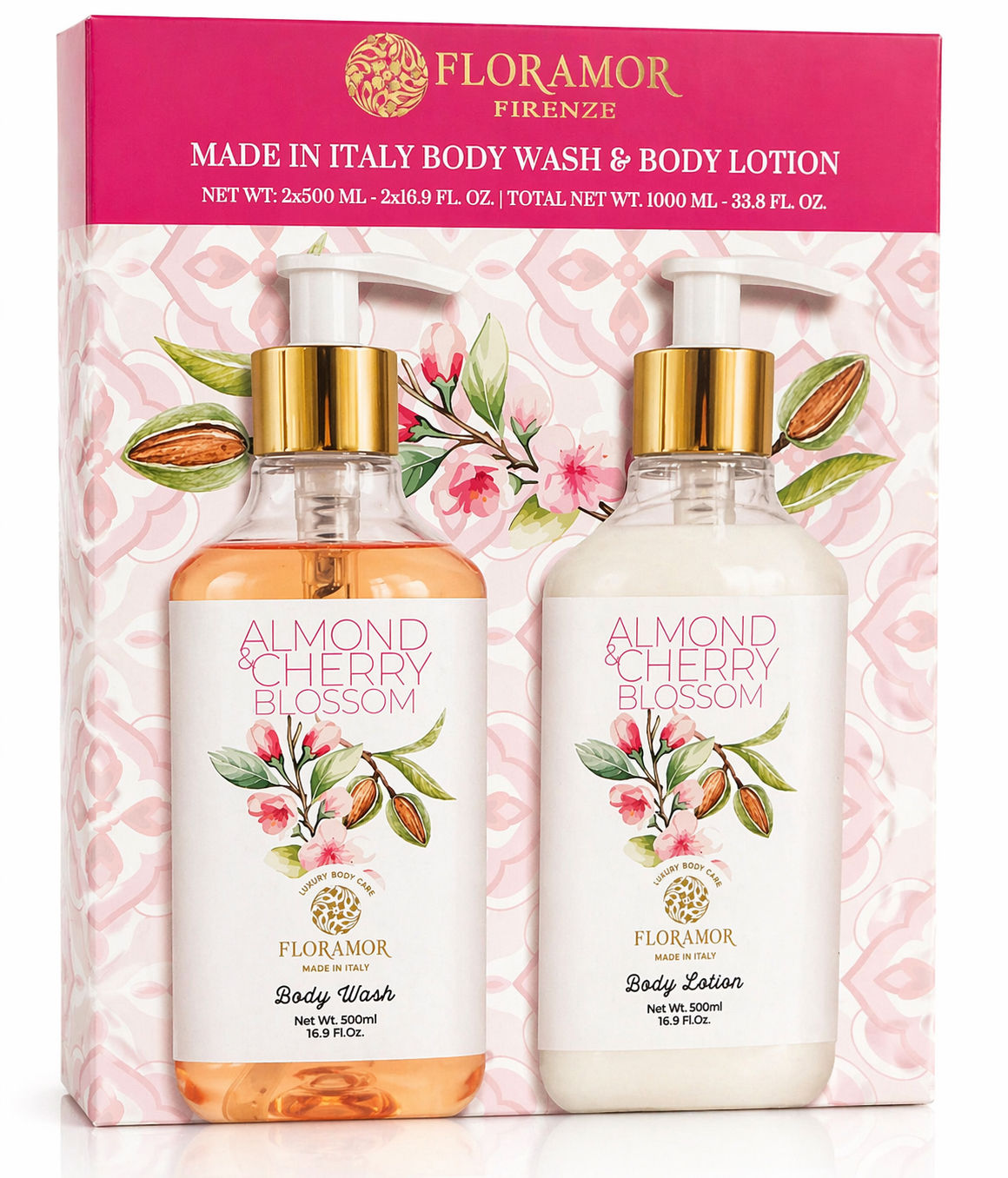 Hydrating Body Wash & Lotion Duo (Made in Italy)