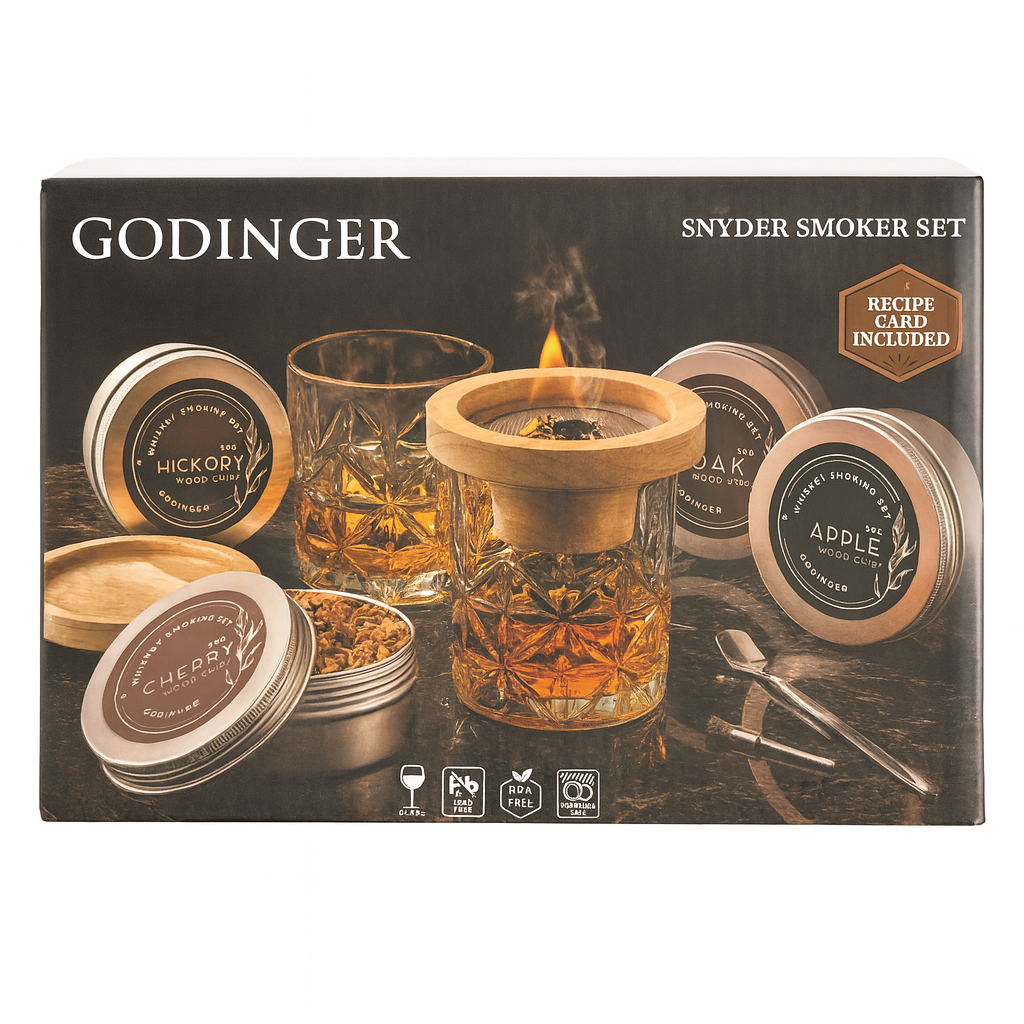  “Snyder Smoker Set” – Whiskey Glass & Cocktail Smoker
