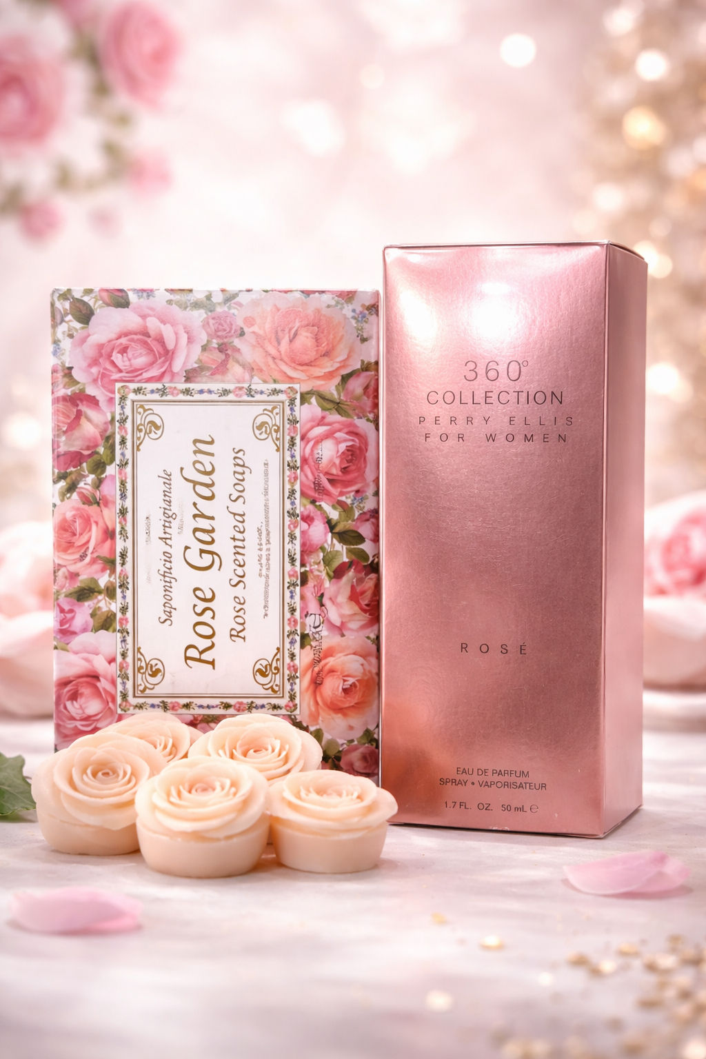 Rose Luxury Set – Soap & Perfume Collection (Floral Beauty Combo)