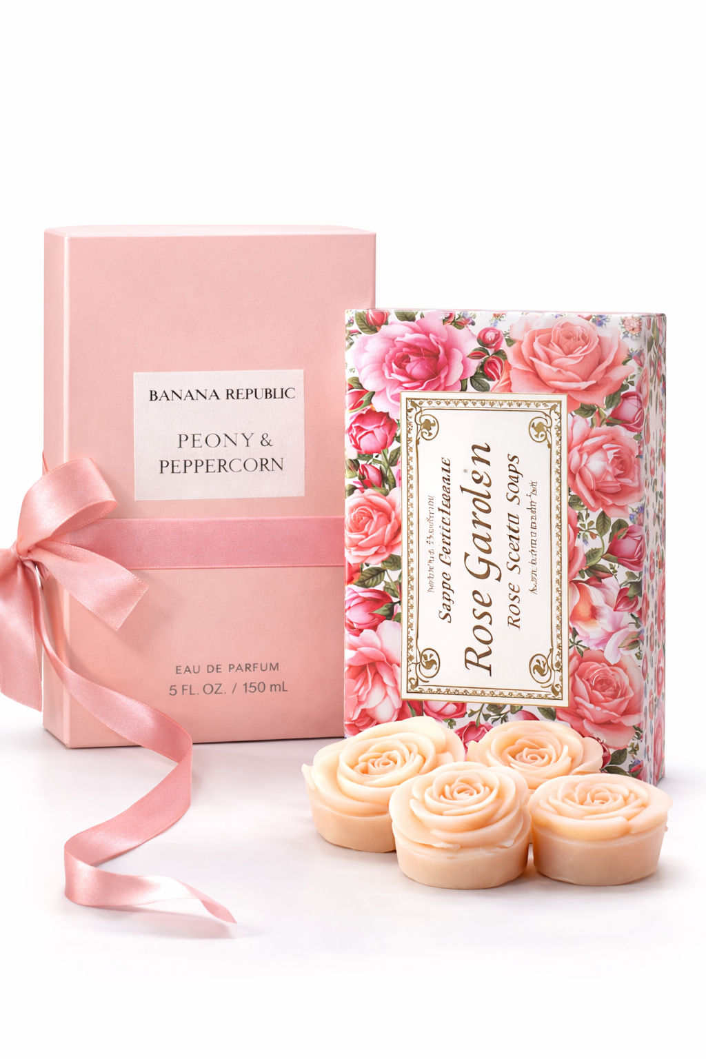 Peony Rose Luxury Set – Perfume & Soap Gift Collection (Premium Floral Com