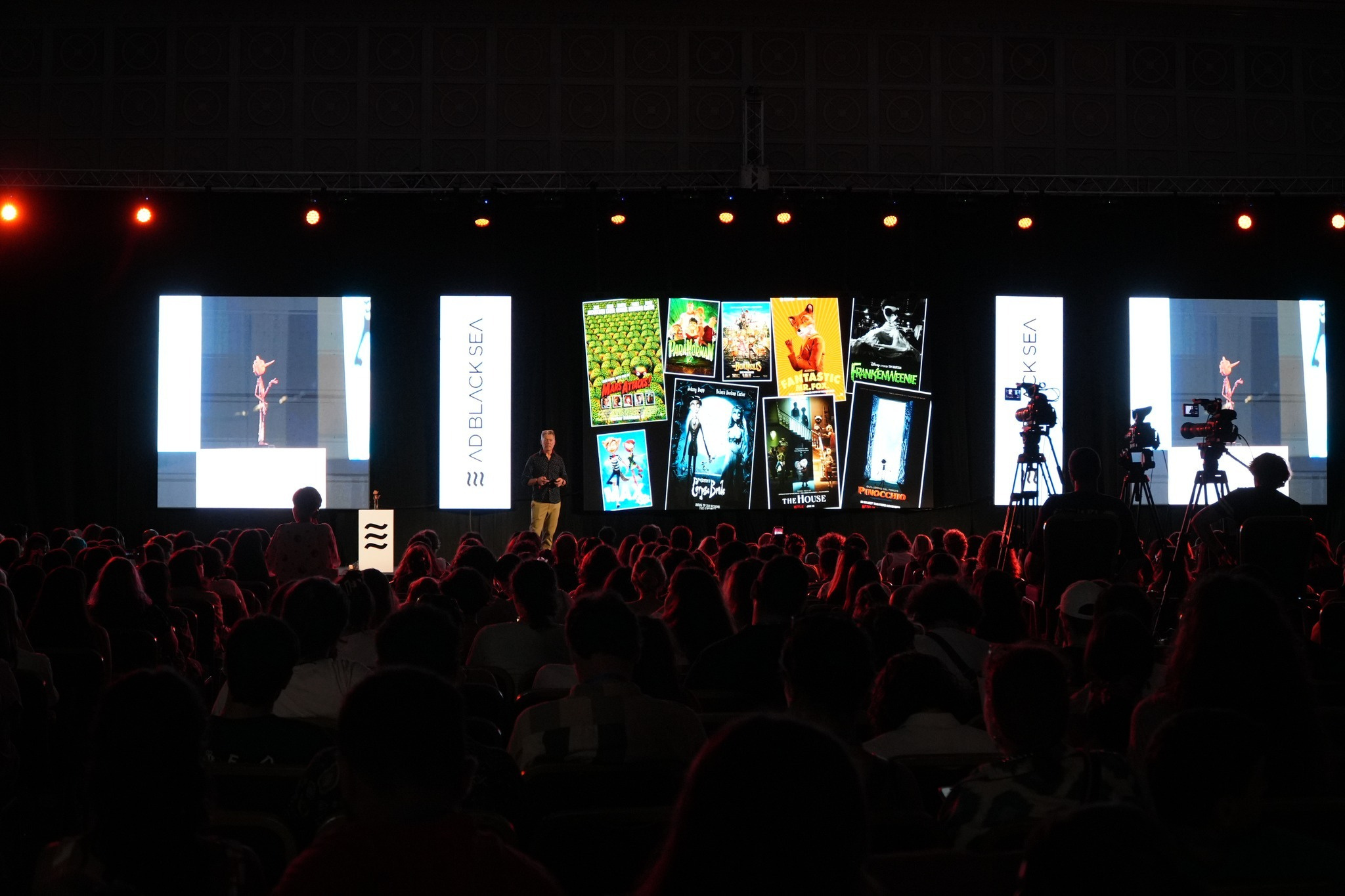 Speaker stage at the AD Black Sea creativity festival.