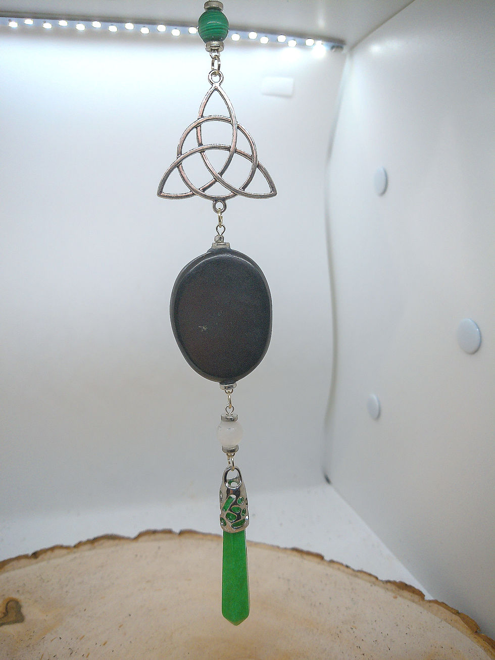 Thumbnail: The Focused Divine Artist / Shungite Rock Hanger