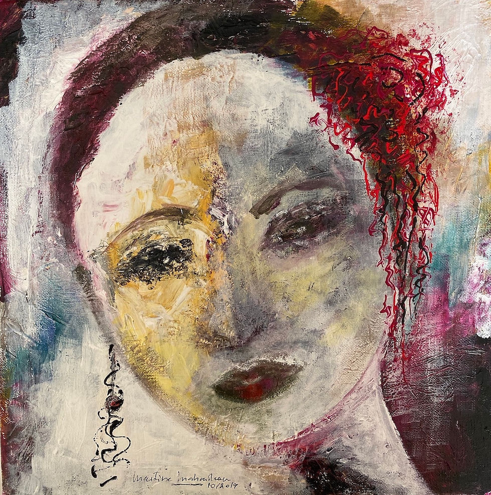 Martine Mahoudeau - Carmen, 13x13"