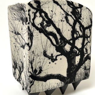 sculpture by Sara Friedlander called Plane Trees 2