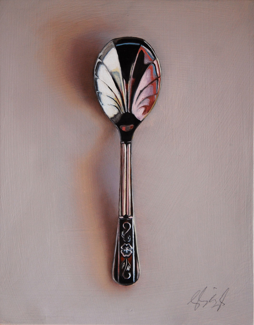 (SOLD) Leslie Lewis Sigler - Silver Spoon No. 174, The Virgin