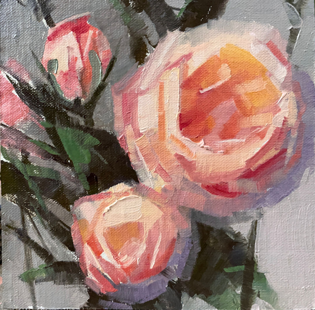(SOLD) Carol Tarzier - Roses