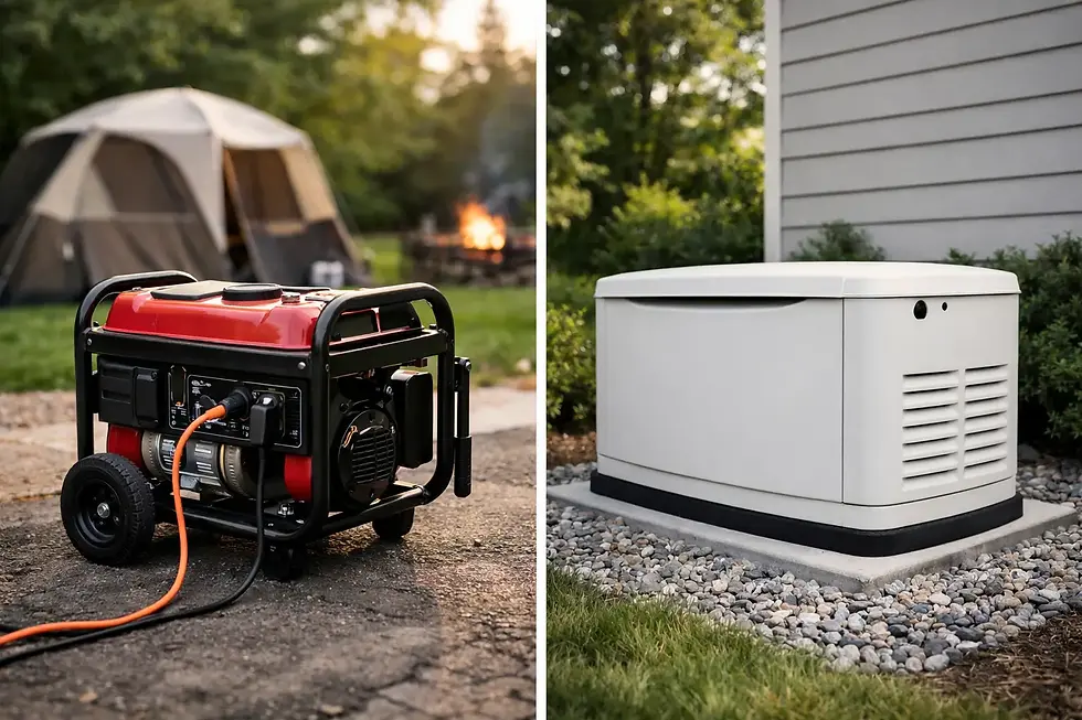 Portable Generator vs Standby Generator