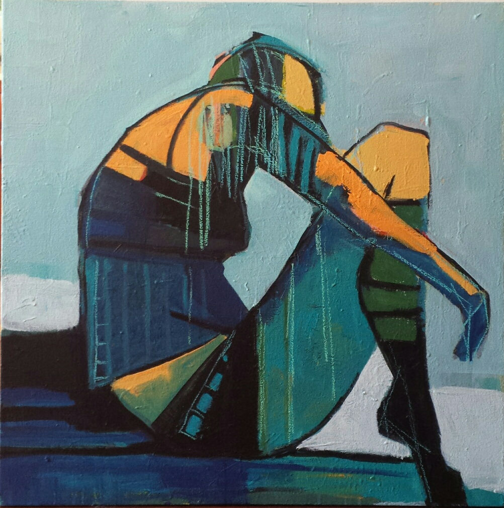 (SOLD) Gail Ragains - Swimmers Meditation #1