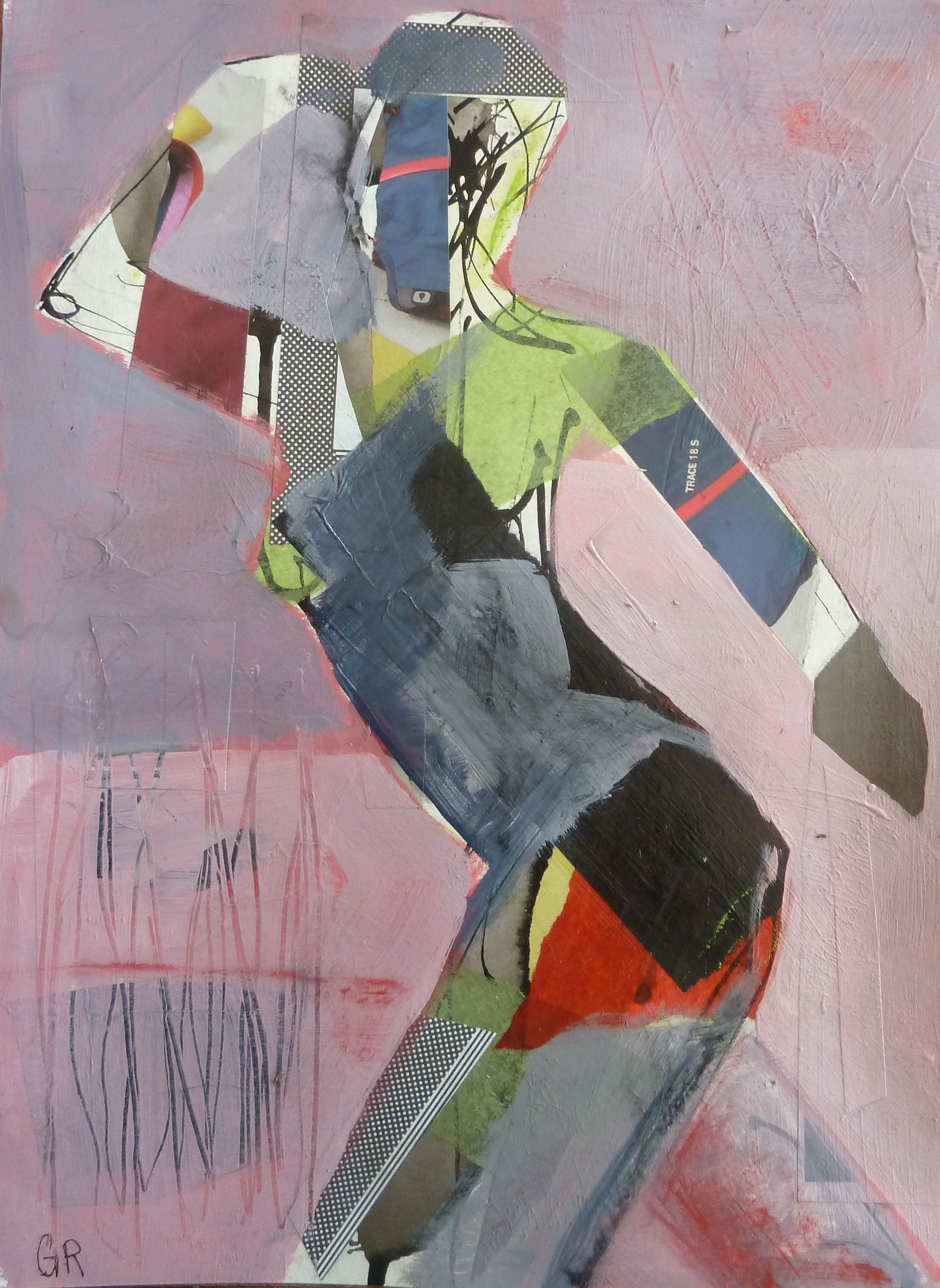 Gail Ragains - Collage Figure #20