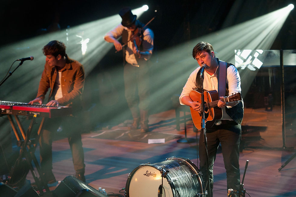 Mumford & Sons live concert films on Blu-ray and DVD at BeatRelease