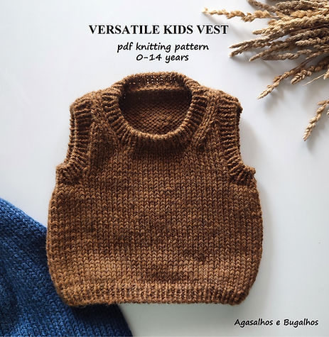 Versatile Kids Vest Knitting Pattern