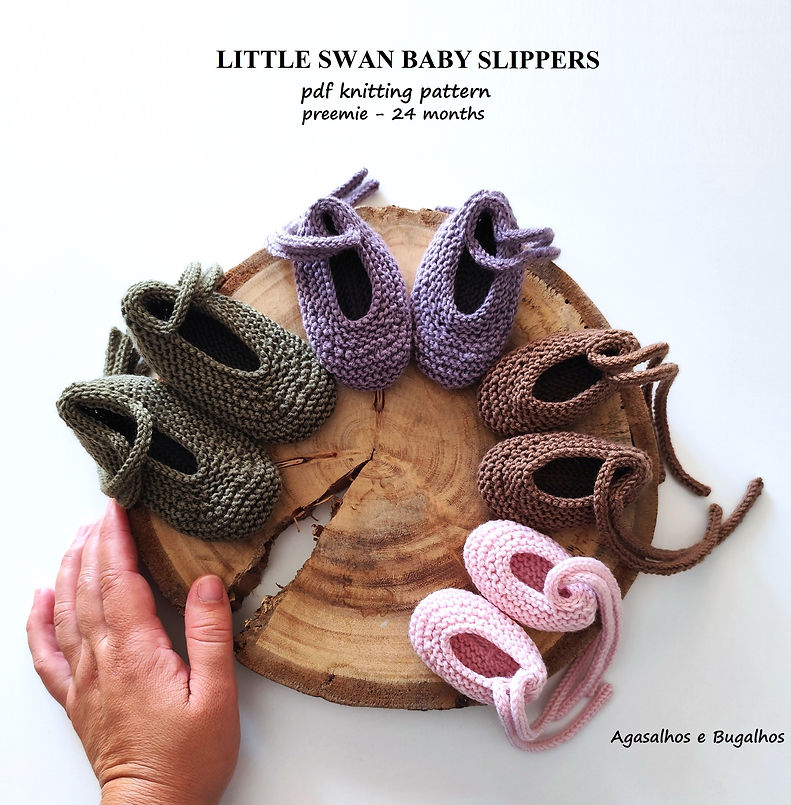 Little Swan Baby Slippers