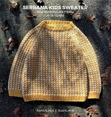 Serrana Kids Sweater Knitting Pattern