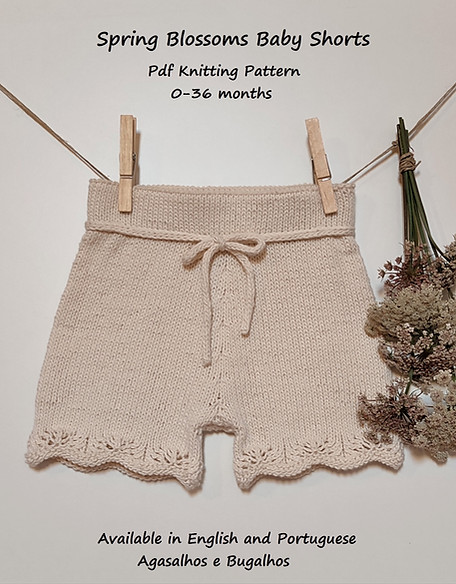 SPRING BLOSSOMS BABY SHORTS