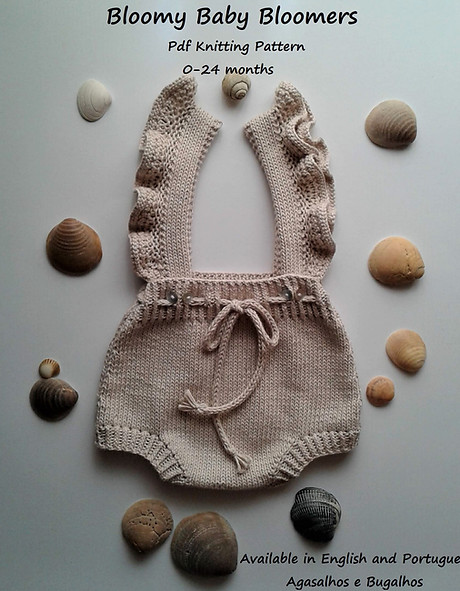 BLOOMY BABY BLOOMERS KNITTING PATTERN