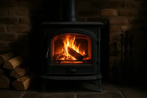 wood burning stove