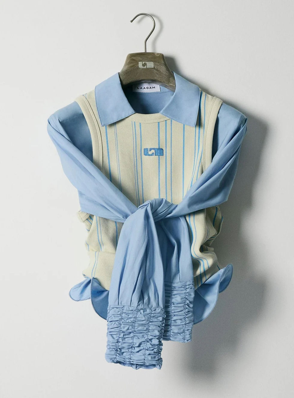 Thumbnail: Light blue logo tank top - Laagam
