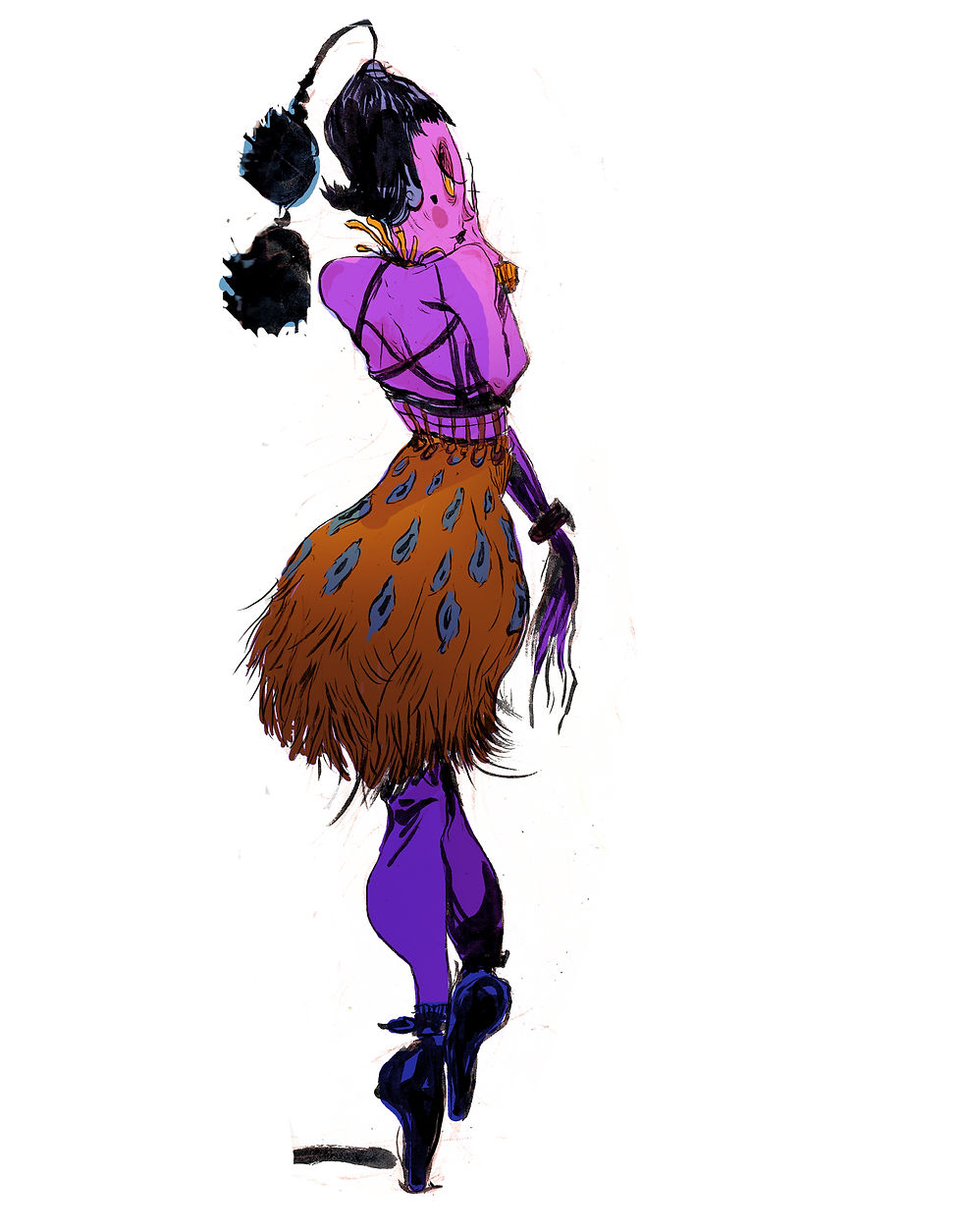dancer in Gonzo Nightclub