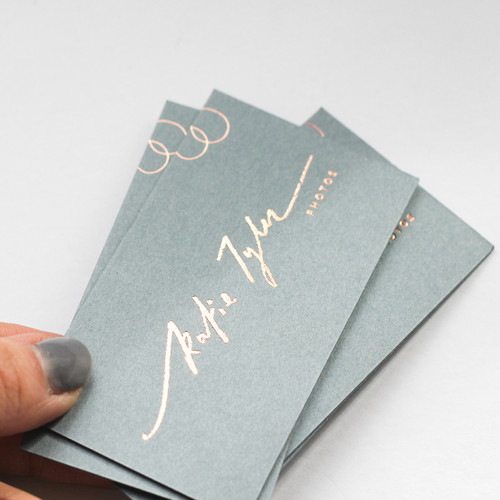 Foil Stamping Business Card Design and Print MS print studio