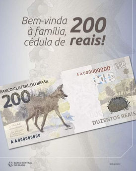 Cédula de R$ 200 entra em circulação hoje