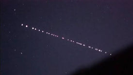 Objeto não identificado corta o Céu de Rubinéia e região. Esta imagem é de São José do Rio Preto.🙄