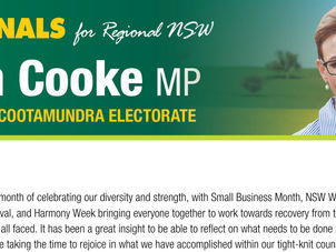 Steph Cooke MP - NEWSLETTER March 2022