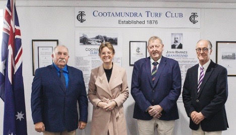 HISTORIC GRANDSTAND RENAMED IN HONOUR OF COOTAMUNDRA PIONEER JOHN BARNES