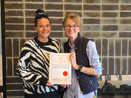 TRACEY IS ENCOURAGING EVERYONE TO TAKE AIM