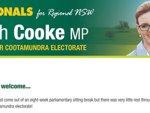 Steph Cooke MP - NEWSLETTER August 2018