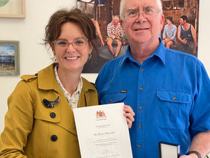 BRUCE HOWARD RECEIVES RECOGNITION FOR 42 YEARS SERVICE