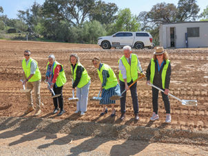 GROUND BREAKS AT SITE OF NEW COWRA PRESCHOOL
