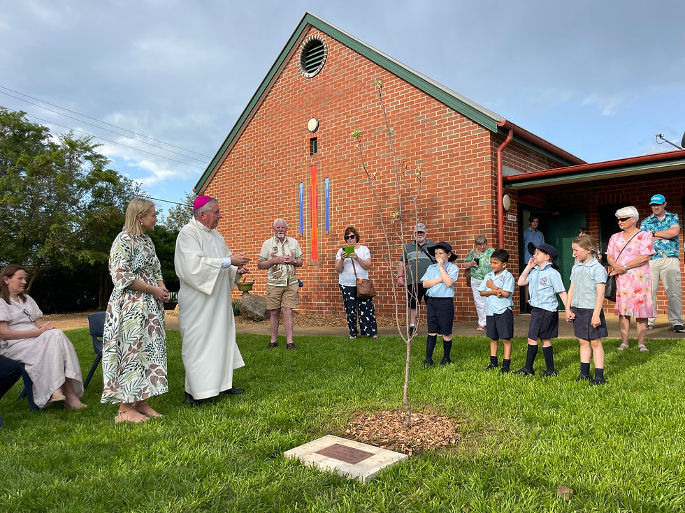 Member for Cootamundra Steph Cooke joined with Canberra-Goublurn Archbishop Christopher Prowse in congratulating St Joseph's Primary School on 150 years at their celebration last Saturday.