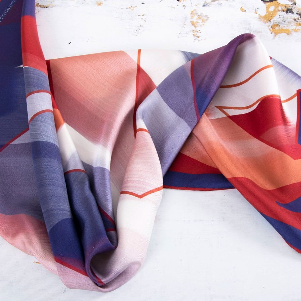 Thumbnail: Square Scarf/Alphabet Collection/Art.S6/Ltd.Edt.1/5