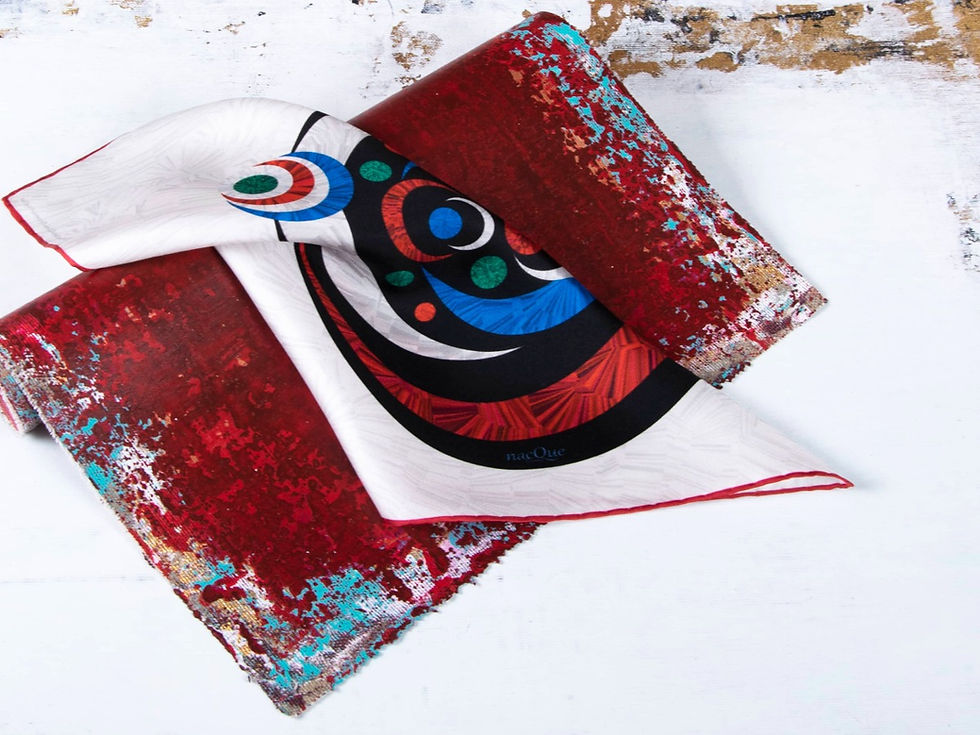 Thumbnail: Pocket sQuare/Cosmos Col./Art.01/Ltd.Edt.1/5