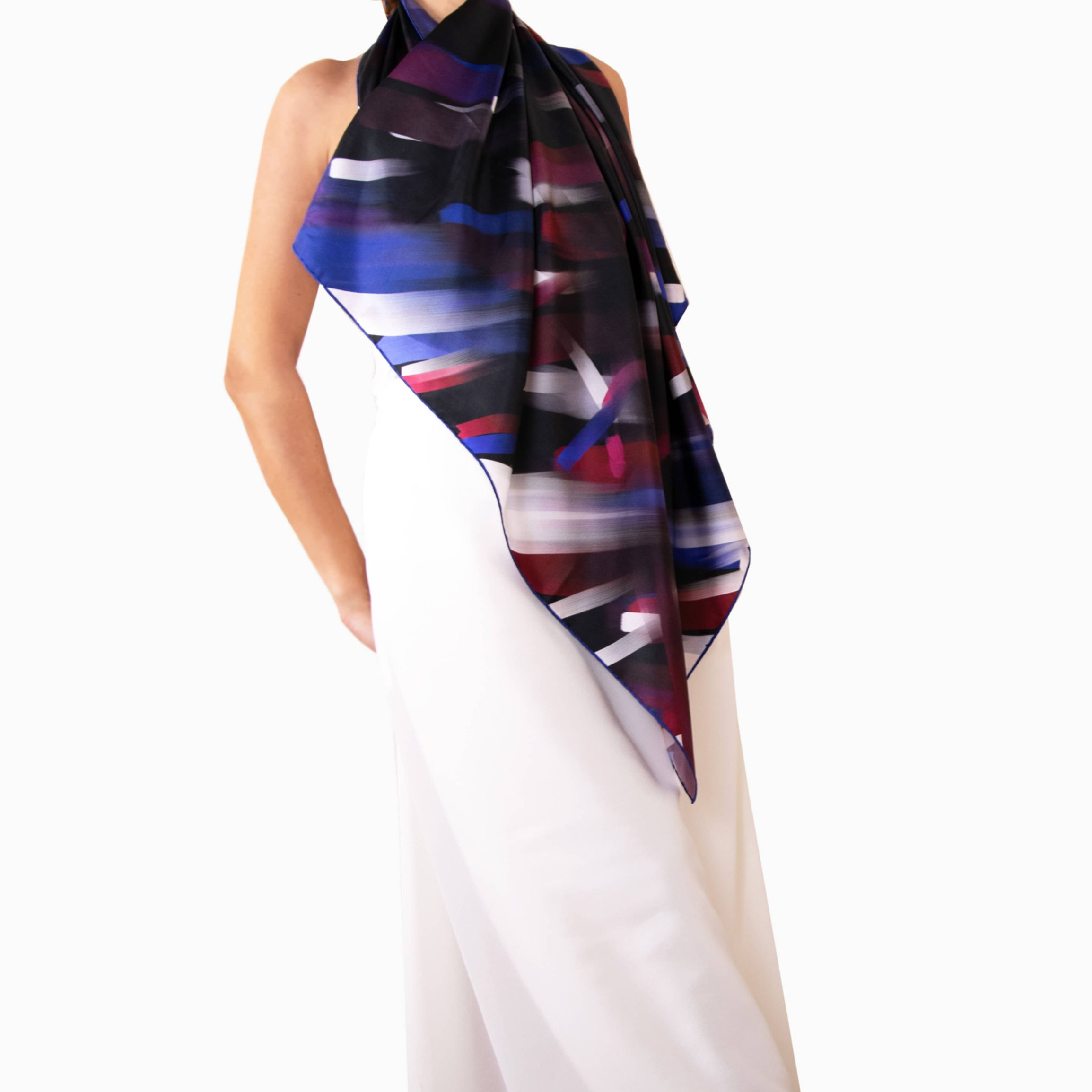 Square Scarf/Modern Art Col./The Butterflies/Ltd. Edt. 1
