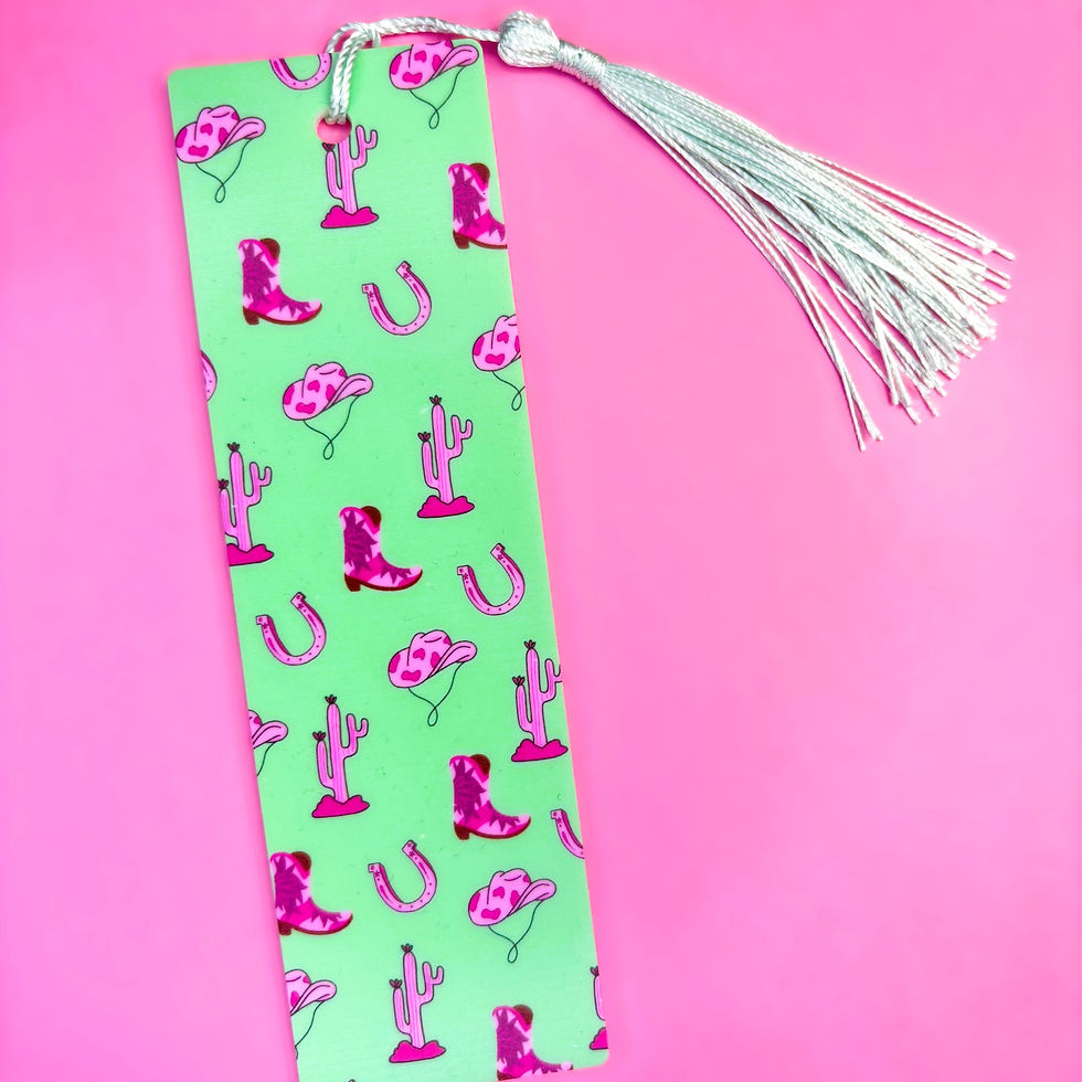 Thumbnail: Green Cowboy Bookmark