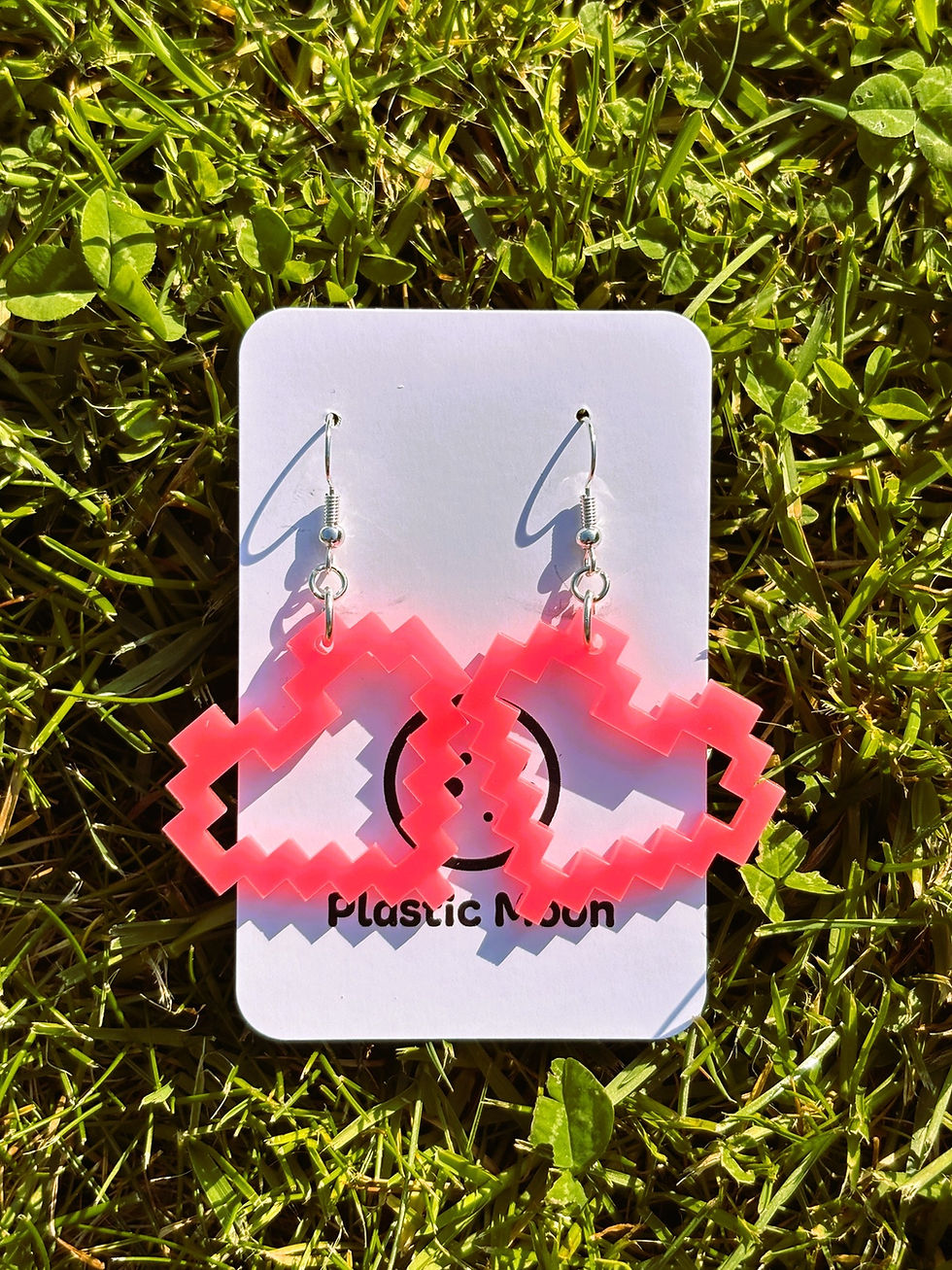 Thumbnail: 8-Bit Neon Pink Hearts
