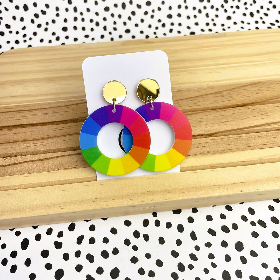 Thumbnail: Colour Wheel Earrings